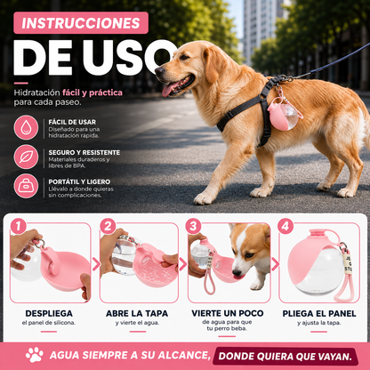 Bebedero Portatil para Perros
