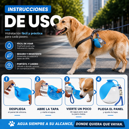 Bebedero Portatil para Perros